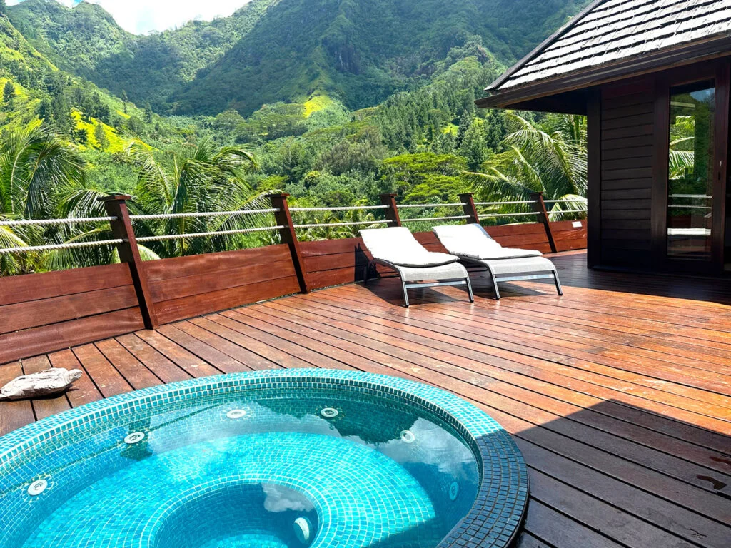 Island Escapes Tahiti Holiday Homes Villa Anani Moorea islandterrasse