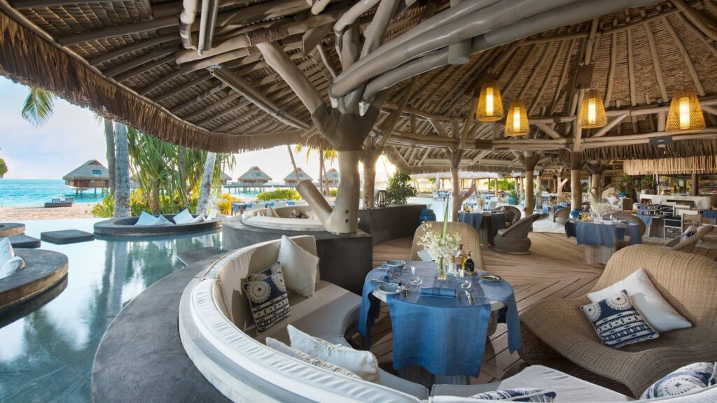 island escapes tahiti conrad bora bora dining drinks tamure beach grill