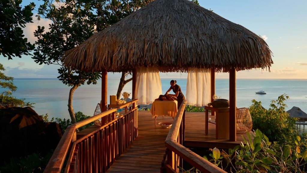 island escapes tahiti conrad bora bora spa hina spa million dollar view 1