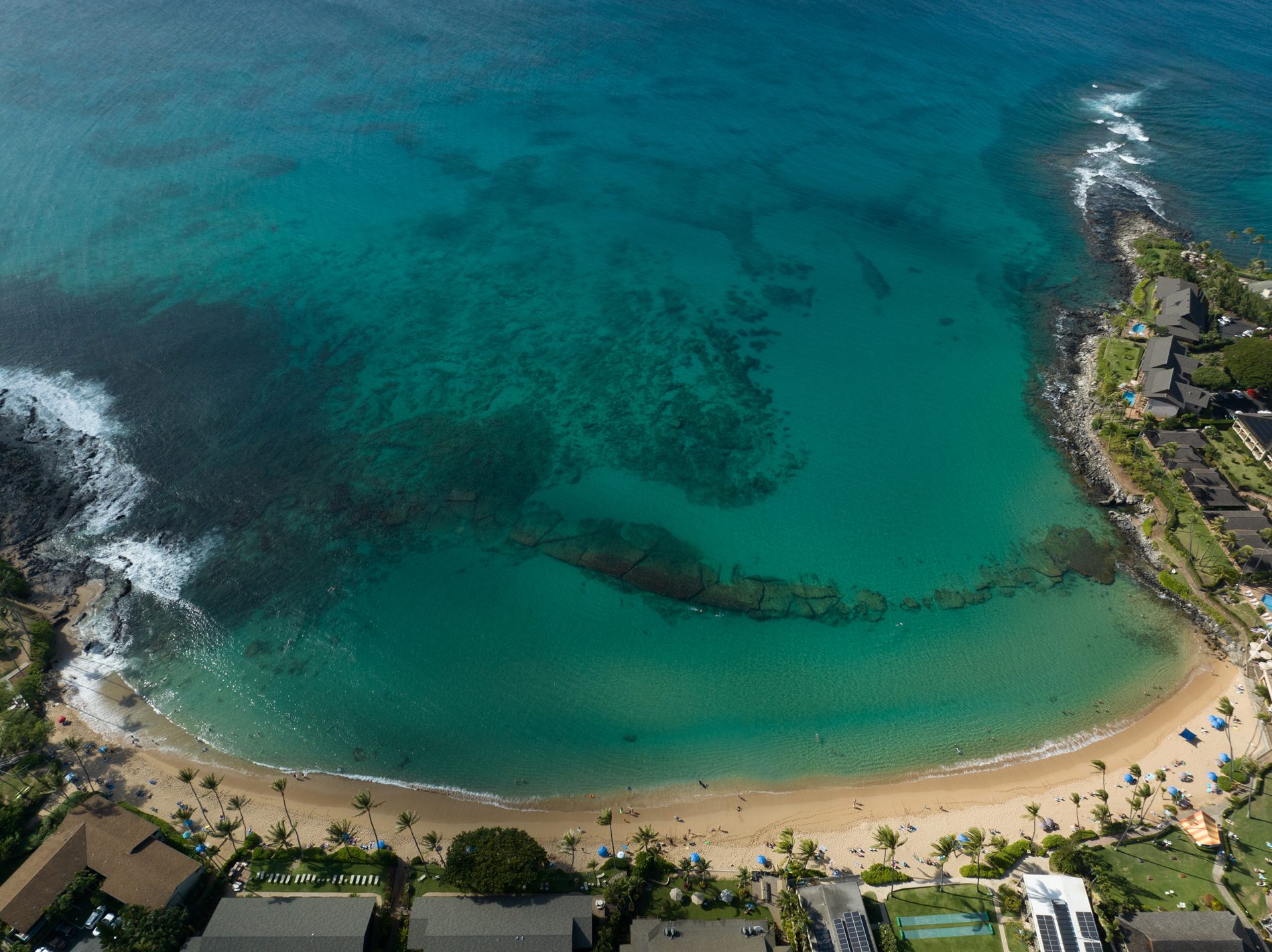 hawaii maui west napili bay aerial 03 jpg