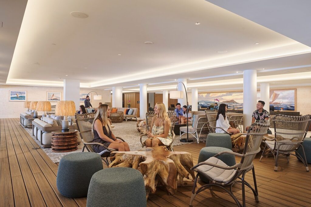 island escapes hawaii holidays outrigger reef waikiki beach resort herb kane lobby lifestyle 1 jpg