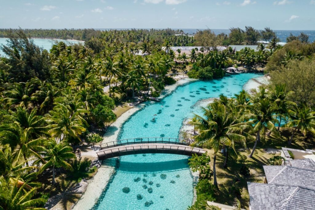 Paradise Bridge St Regis Bora Bora Tahiti